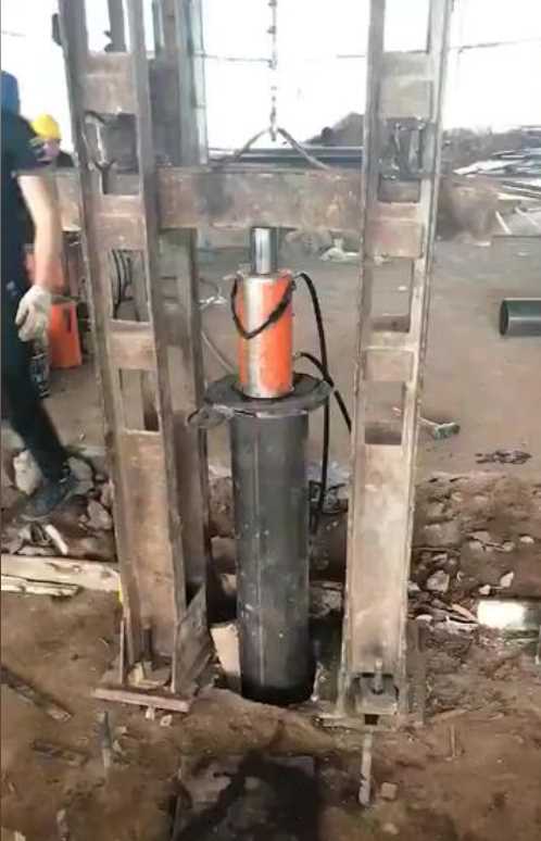 邢台内丘县钢管桩加固